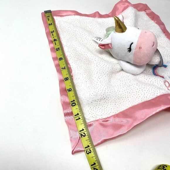 Magic Years 13" Unicorn Snuggle Buddies Believe Rattle Crib Toy - Picture 9 of 12